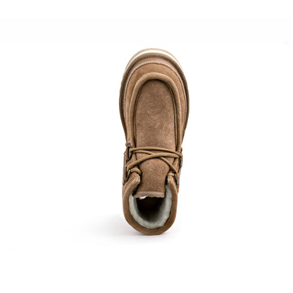 UGG Men's Hayden Moc boot in chestnut suede