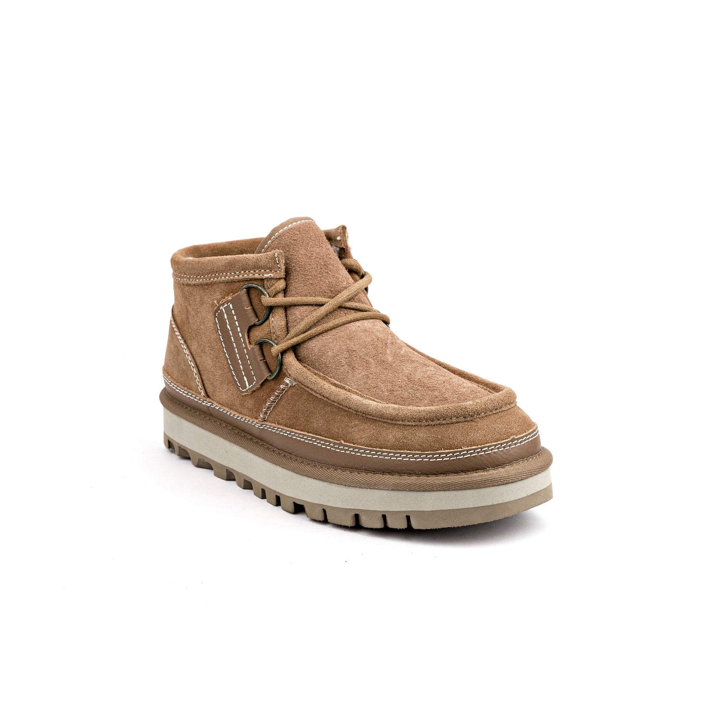 UGG Men's Hayden Moc boot in chestnut suede