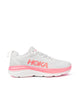 Hoka Women's Gaviota 5 running shoe in white and pink