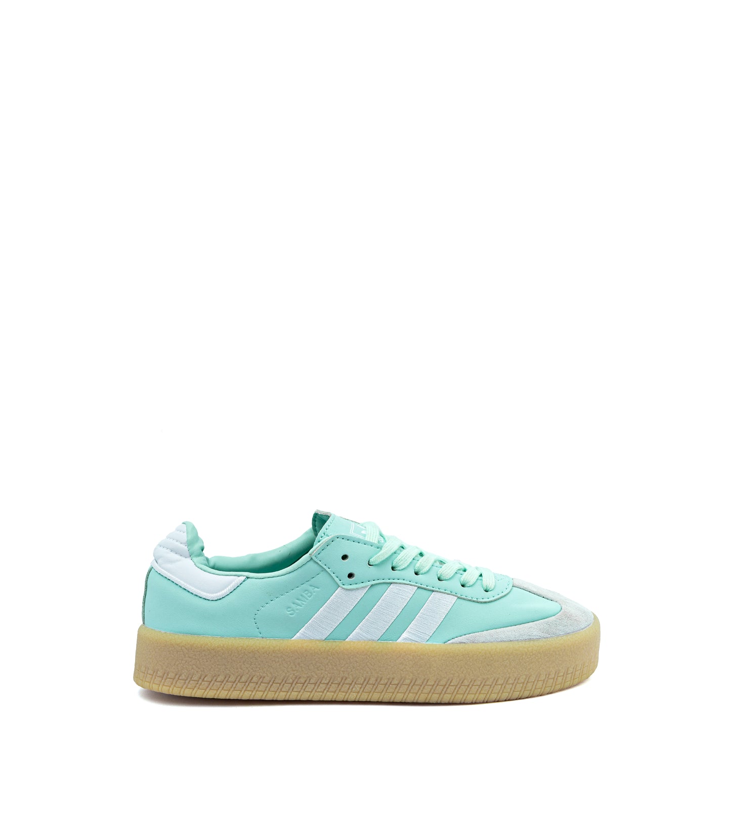 Samba women's sneaker with a mint green leather