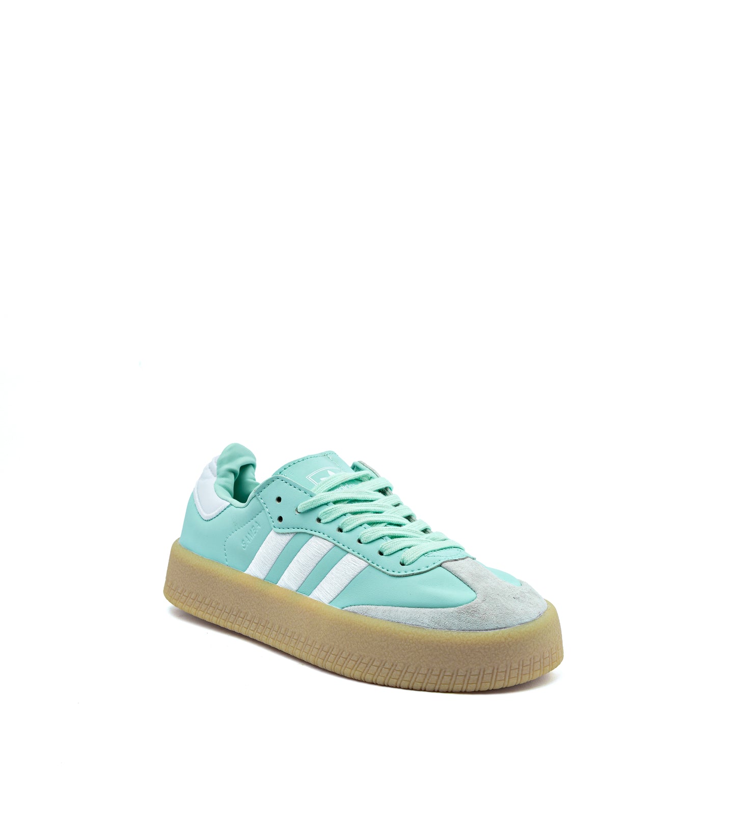 Samba women's sneaker with a mint green leather