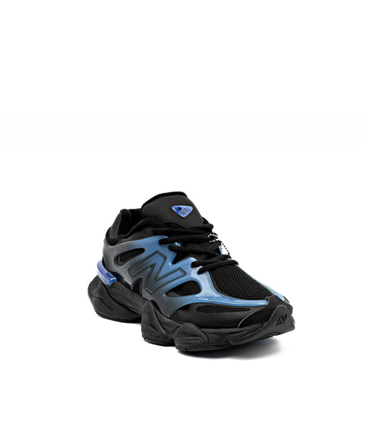 NB9060 sneaker with a black and iridescent blue upper