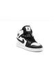 Air Jordan 1 Mid "Panda" sneakers in white and black leather