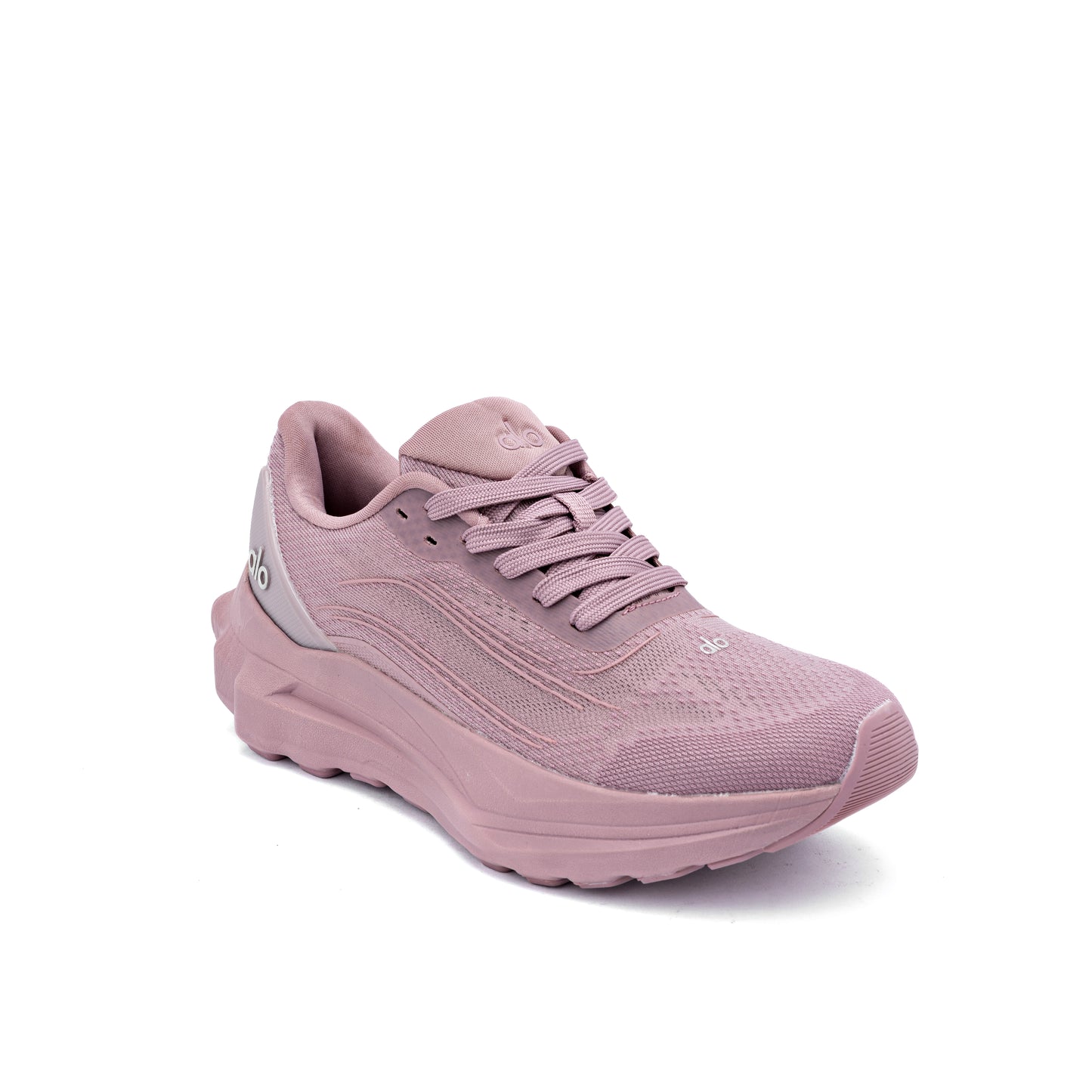 Alo Runner performance sneaker in the Smoky Quartz