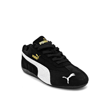 Speedcat OG sneaker in black and white suede