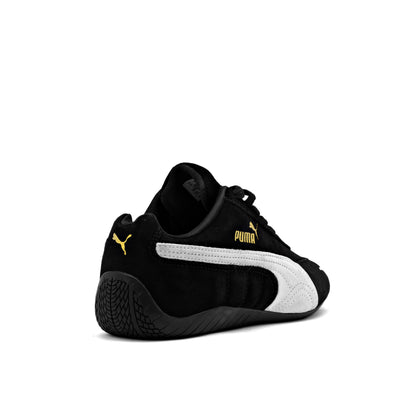 Speedcat OG sneaker in black and white suede