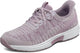 Orthofeet Kita Hands Free men’s orthopedic knit sneakers in a rose/mauve