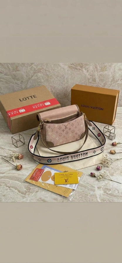 LV Monogram Empreinte / Bicolor Monogram Canvas / Bicolor Jacquard Strap)