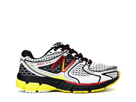 NB860v3 running shoe blue , yellow women