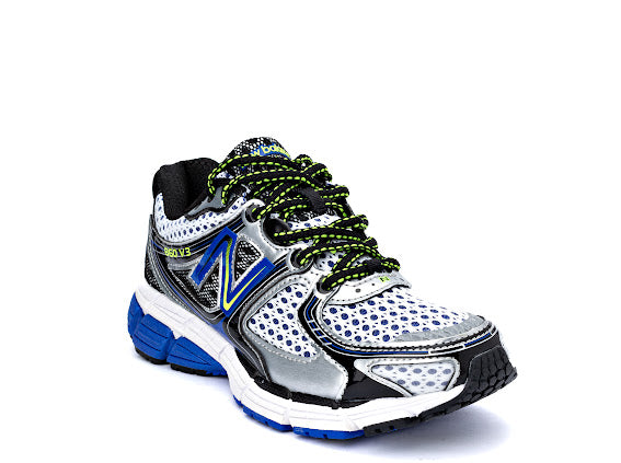 NB860v3 running shoe blue , yellow women
