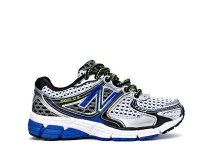 NB860v3 running shoe blue , yellow women
