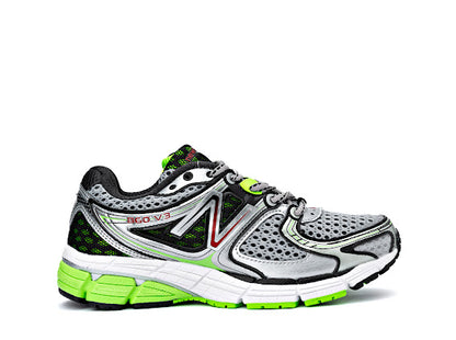 NB860v3 running shoe green , sky women