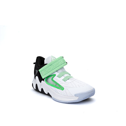 Kid's Nike Giannis Immortality 2 PS shoes in the "White Barely Volt"
