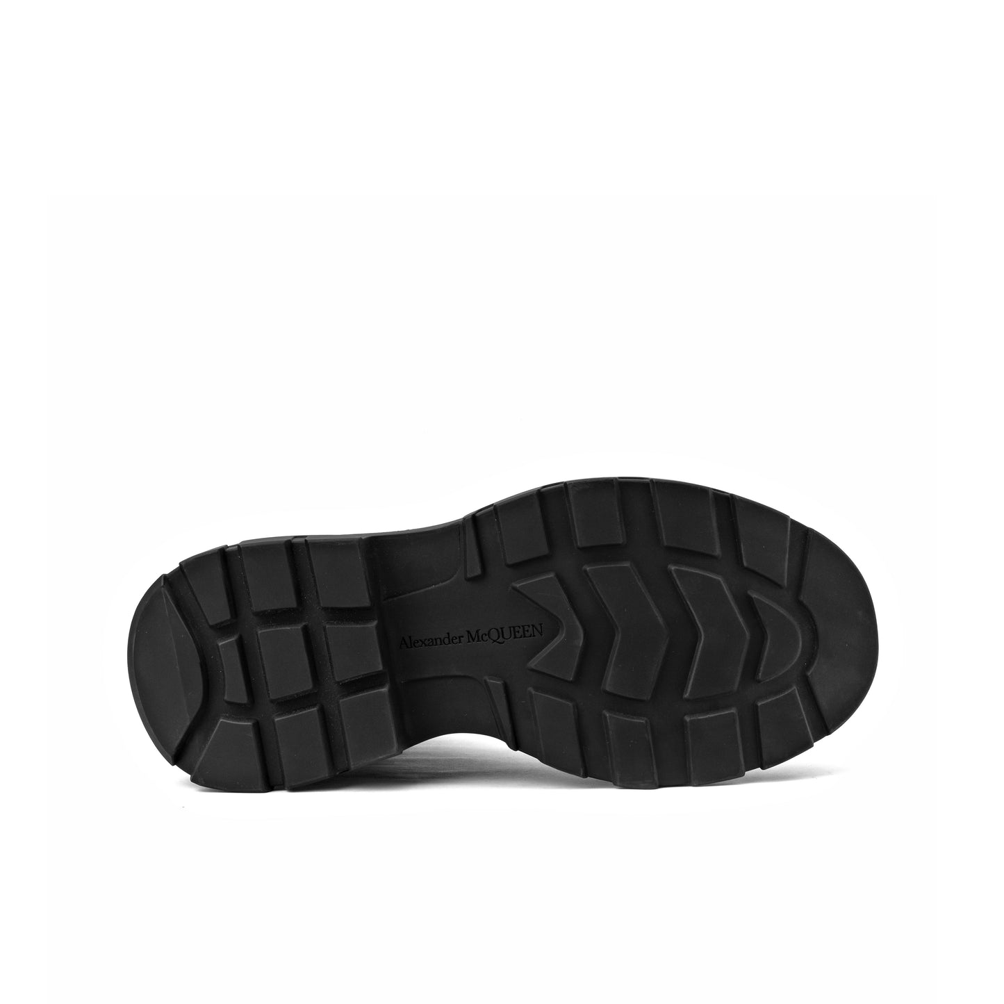 Alexander McQueen Tread Slick zip boots in black calf leather