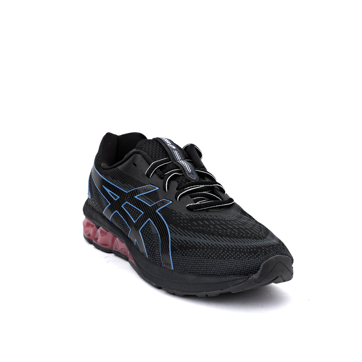 Asics Gel-Quantum 180 VII sneaker in a black and periwinkle blue