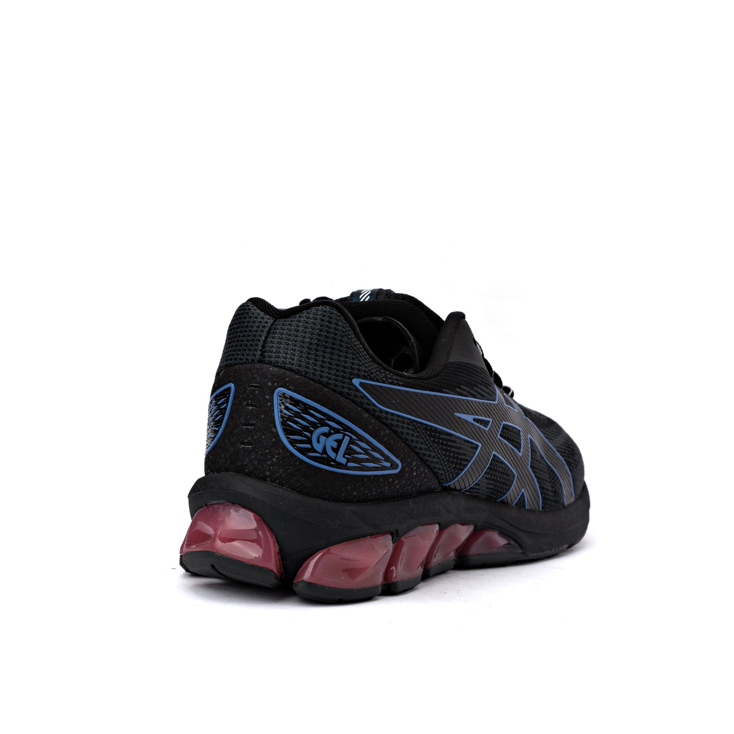 Asics Gel-Quantum 180 VII sneaker in a black and periwinkle blue