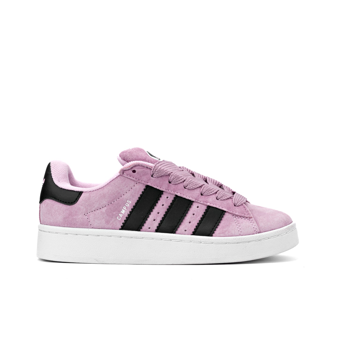 Campus 00s sneaker in the Clear Pink or Bliss Lilac colorway with a suede upper