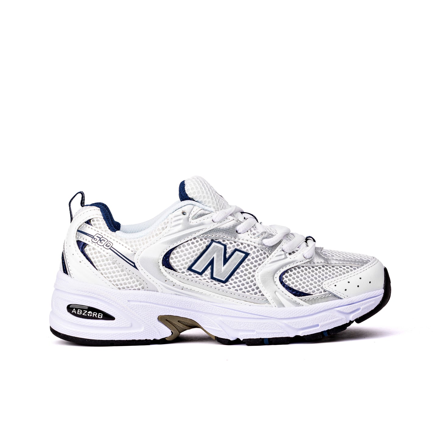 حذاء رياضي NB 530 أبيض أزرق