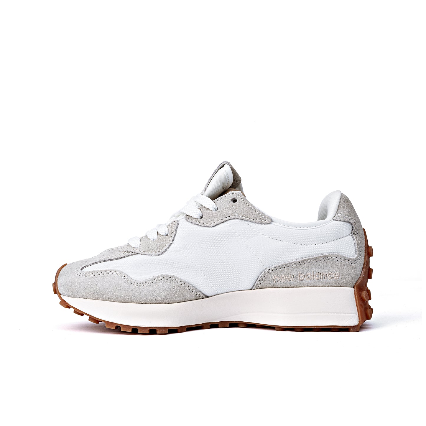 NB 327 trainers, a low-top silhouette featuring a distinct leopard print 'N'
