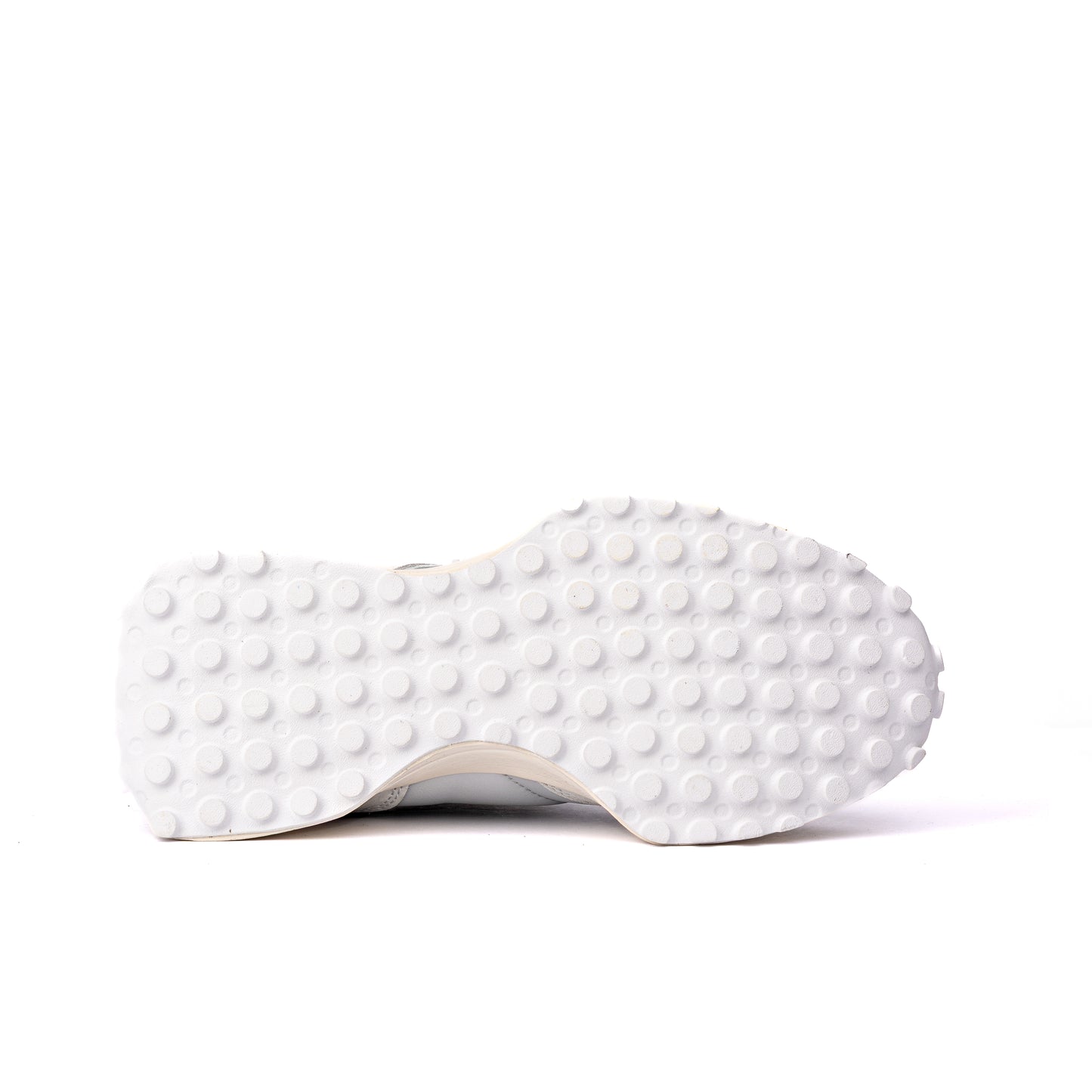 NB 327 sneakers feature a grey suede and nylon upper with a large white "N" logo on the side