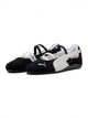 Speedcat Ballet SD sneakers feature a distinct suede construction and a slip-on design with elastic instep straps