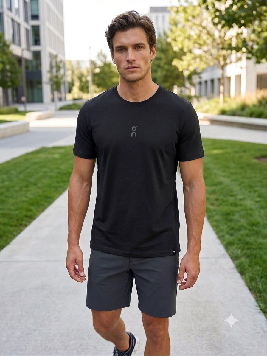 On Cloud Reflective Logo Performance T-Shirt unisex