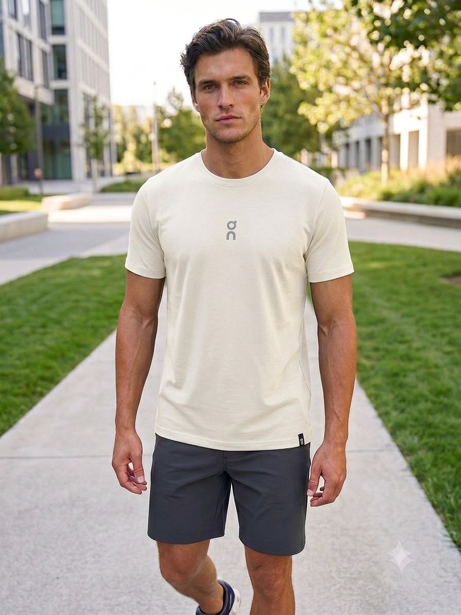 On Cloud Reflective Logo Performance T-Shirt unisex